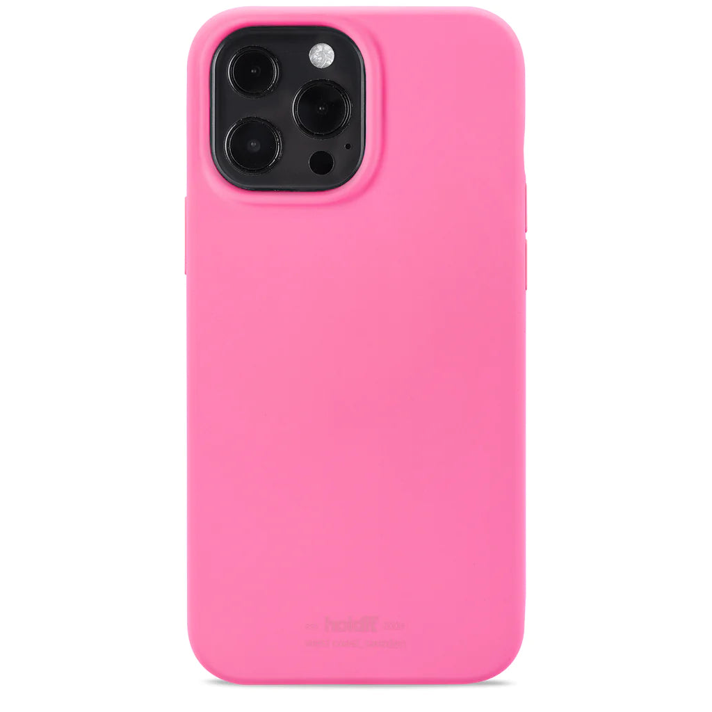 Holdit Silicone Case - iPhone 13 Pro MAX - Bright pink