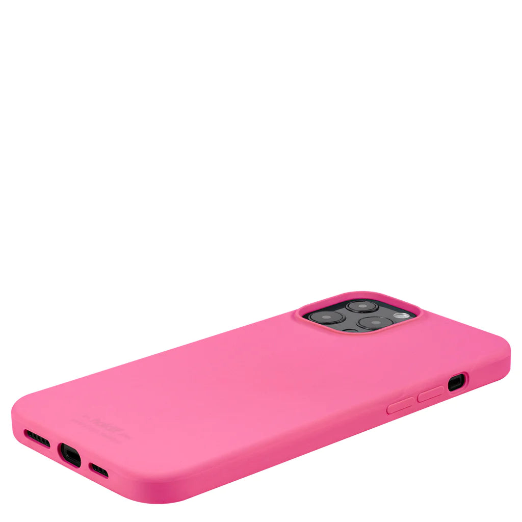 Holdit Silicone Case - iPhone 13 Pro MAX - Bright pink
