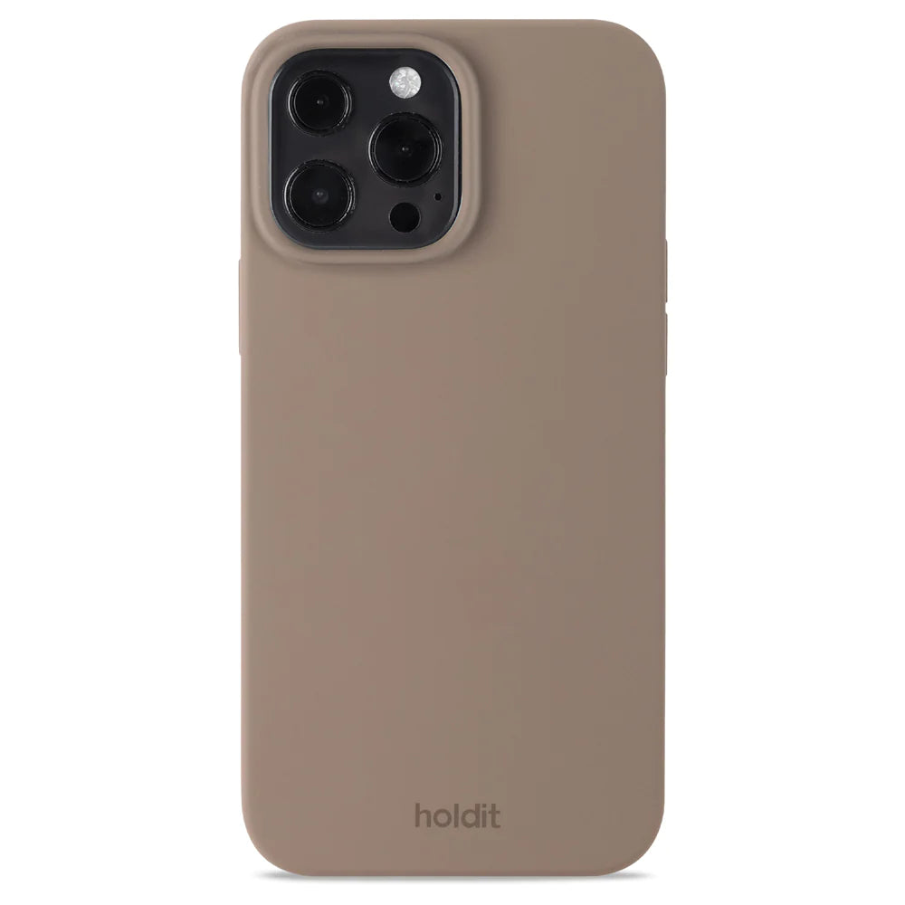 Holdit Silicone Case - iPhone 13 Pro MAX - Mocca brown