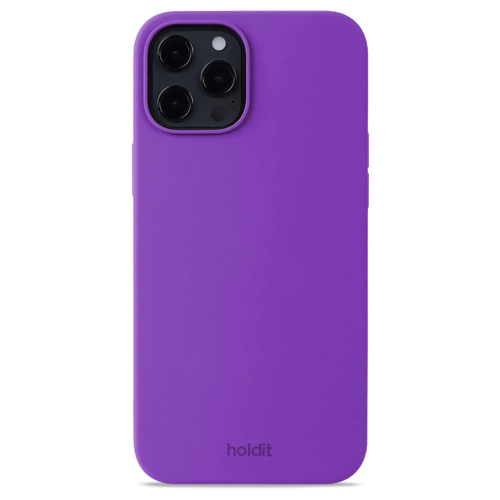 Holdit Silicone Case - iPhone 12 Pro MAX - Bright purple