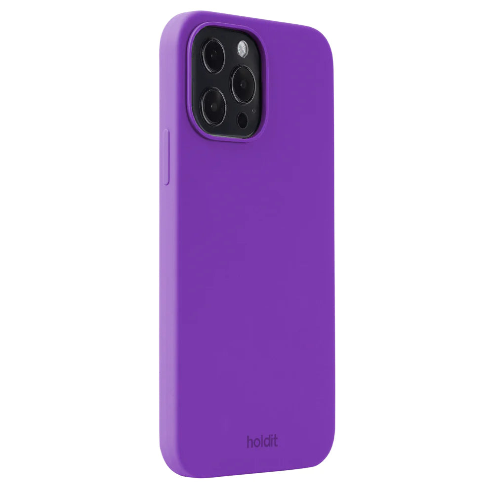 Holdit Silicone Case - iPhone 13 Pro MAX - Bright Purple