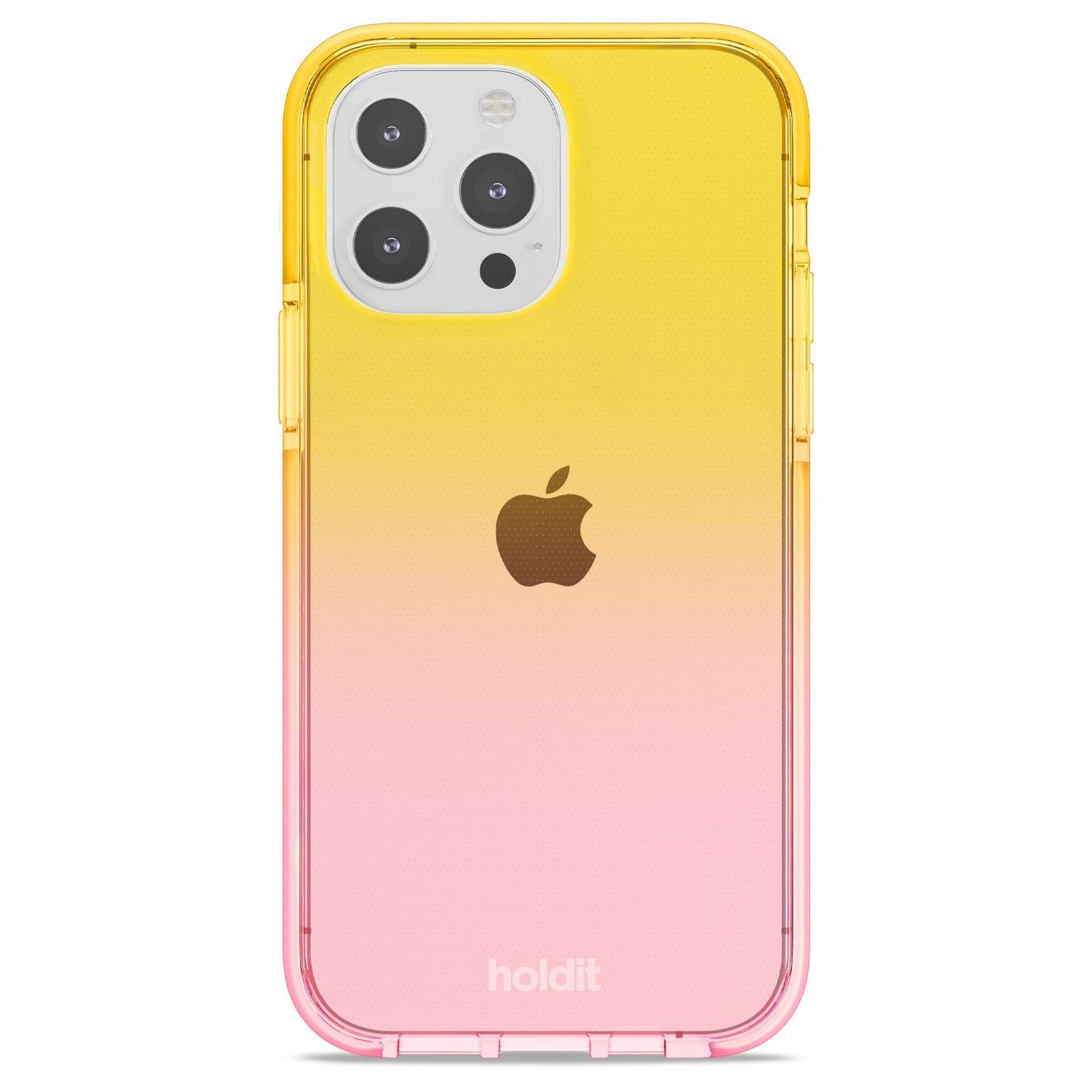 Holdit Seethru Case - iPhone 13 Pro MAX - Bright Pink / Orange Juice
