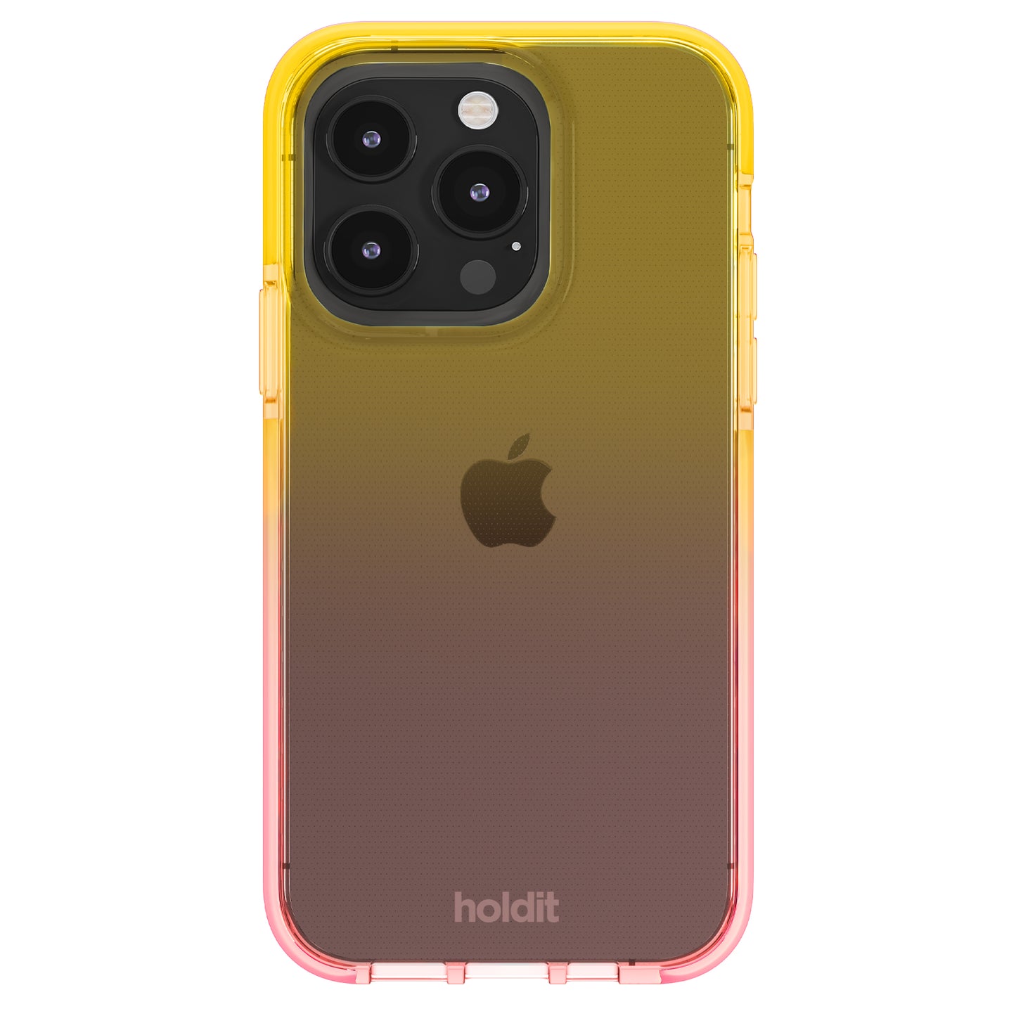 Seethru Case - iPhone 14 Pro - Bright Pink / Orange Juice