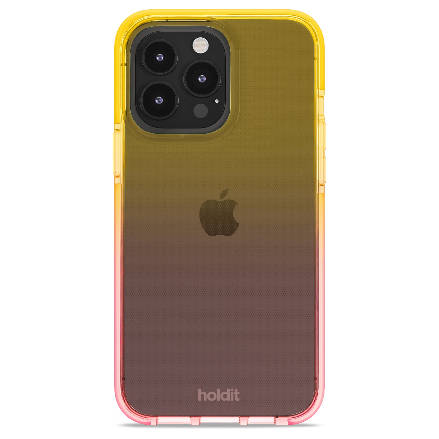 Seethru Case - iPhone 14 ProMAX - Bright Pink / Orange Juice