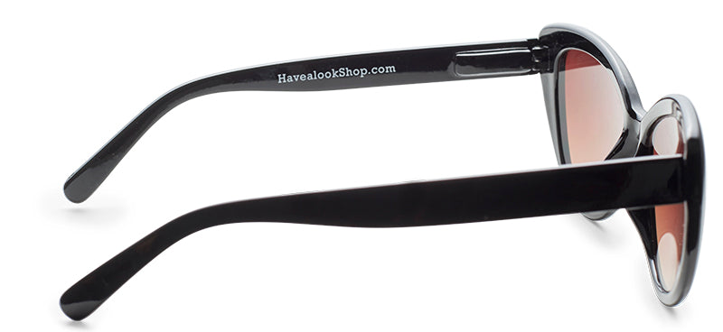 Have A Look - Sólgleraugu - Cat eye Black