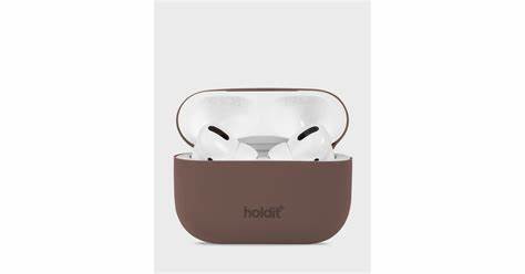 holdit Silicone Case AirPods PRO 1&2 - Dark brown