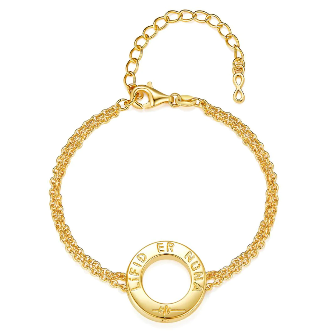 Kraftur Divine Bracelet Gyllt