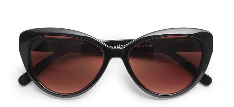 Have A Look - Sólgleraugu - Cat eye Black