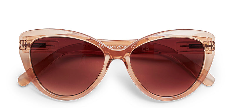 Have A Look - Sólgleraugu - Cat eye Champagne