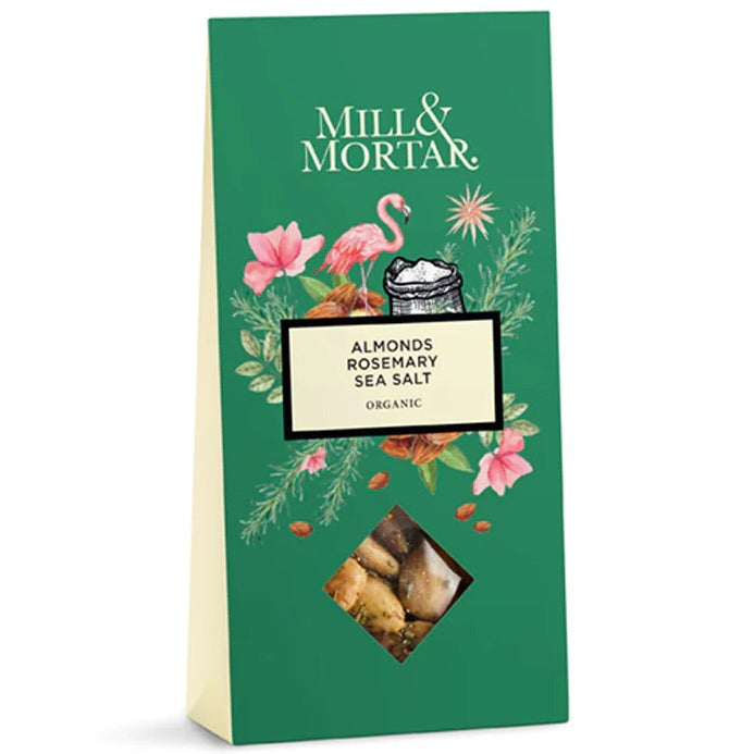 Mill & Mortar - Möndlur Rósmarín & Sjávarsalt 100g