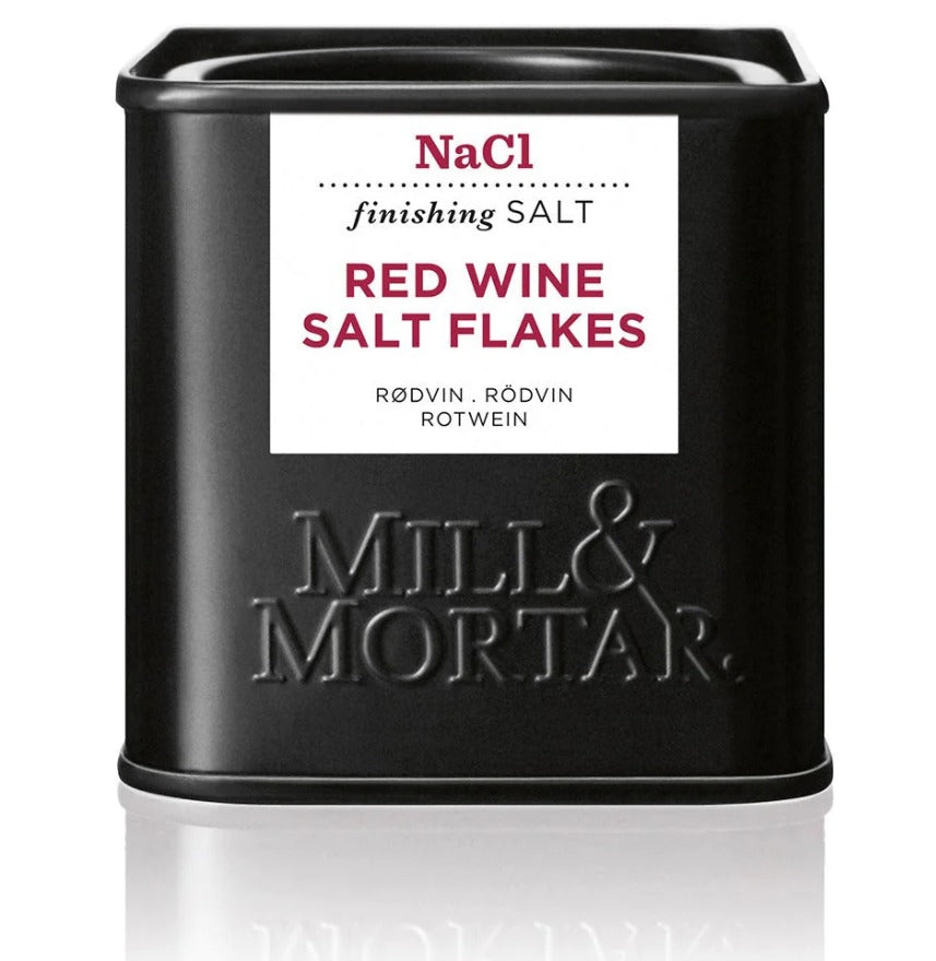 Mill & Mortar - Rauðvíns saltflögur 80g