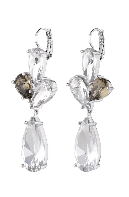 Dyrberg Kern Amy Eyrnalokkar Silver Grey