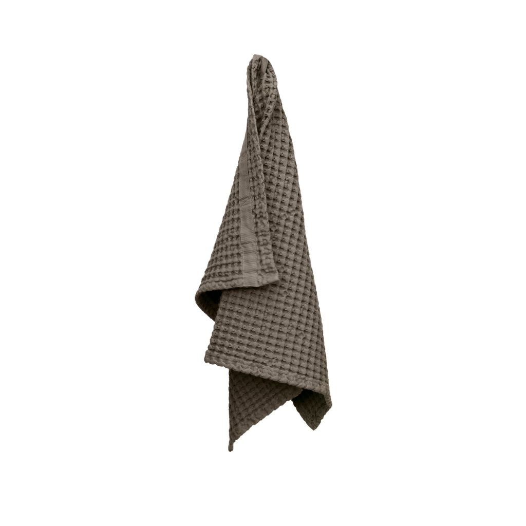 Handklæði - Big Waffle Hand Towel Clay