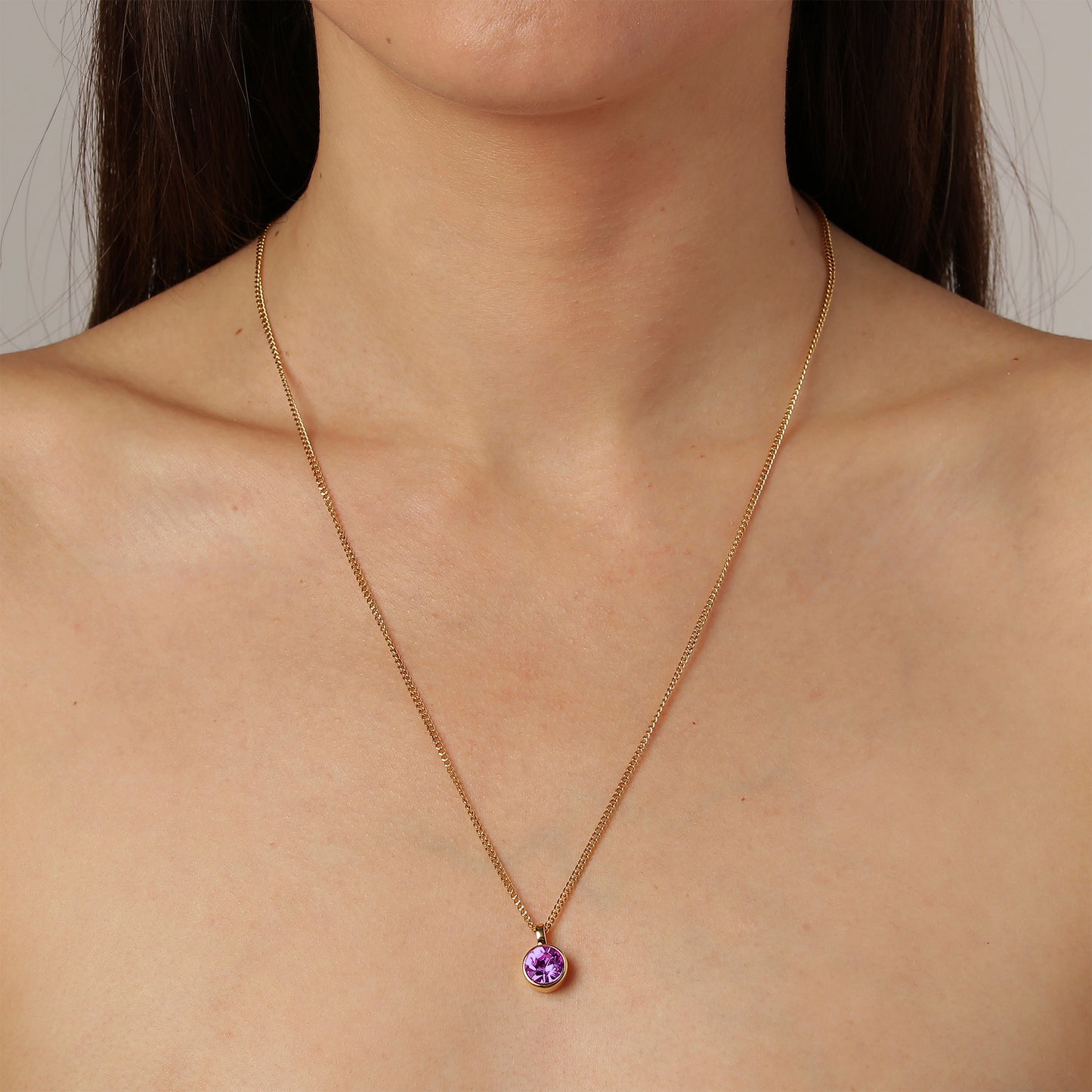 DYRBERG/KERN Ette Necklace Amethyst