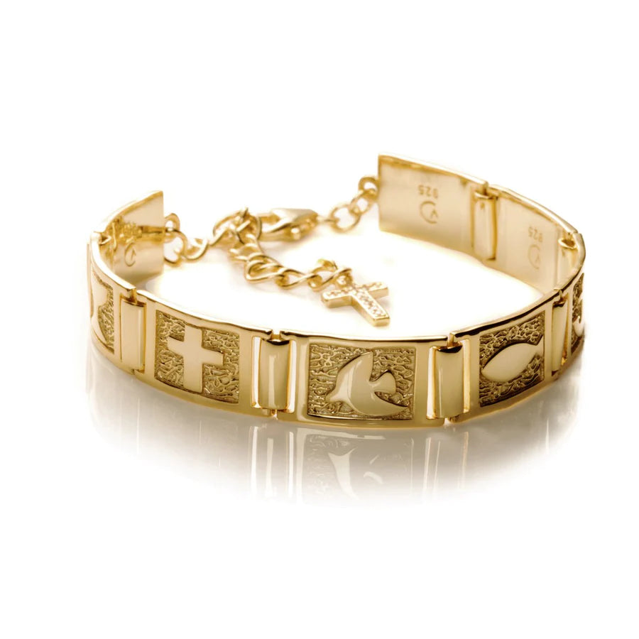 Vera Design - Infinity Tiny Armband Gyllt Large