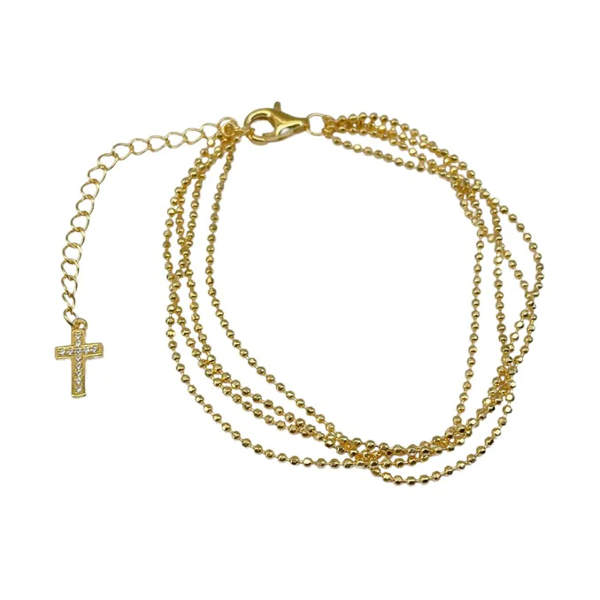 Vera Design - Kúluarmband Gull