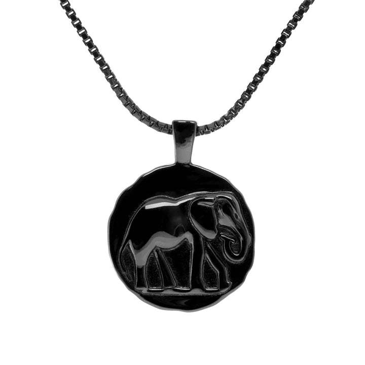 Vera Design - Elephant hálsmen Svart