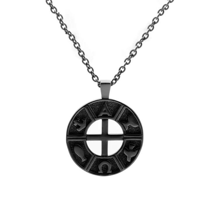 Vera Design - Infinity Serenity hálsmen Svart Medium