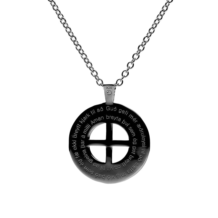 Vera Design - Infinity Serenity hálsmen Svart Medium