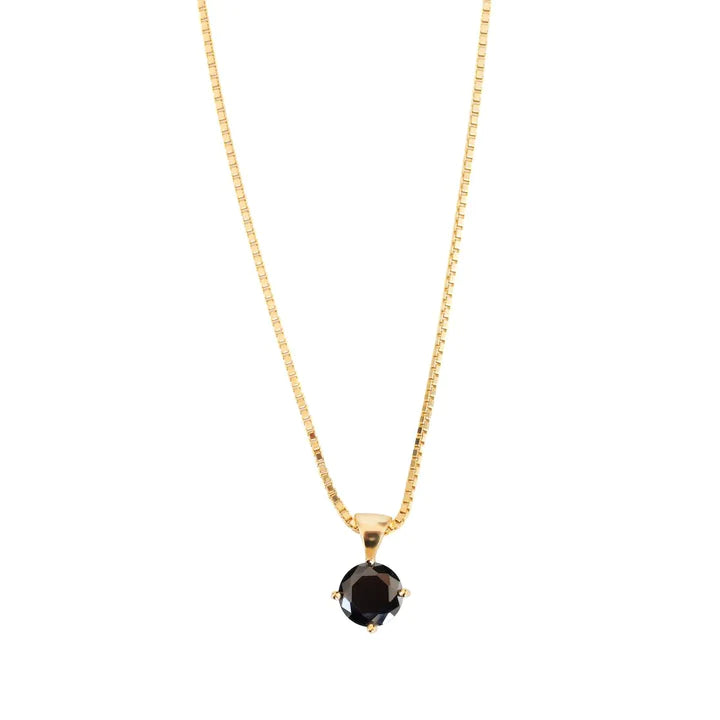 Vera Design - Stud hálsmen Gyllt Svart