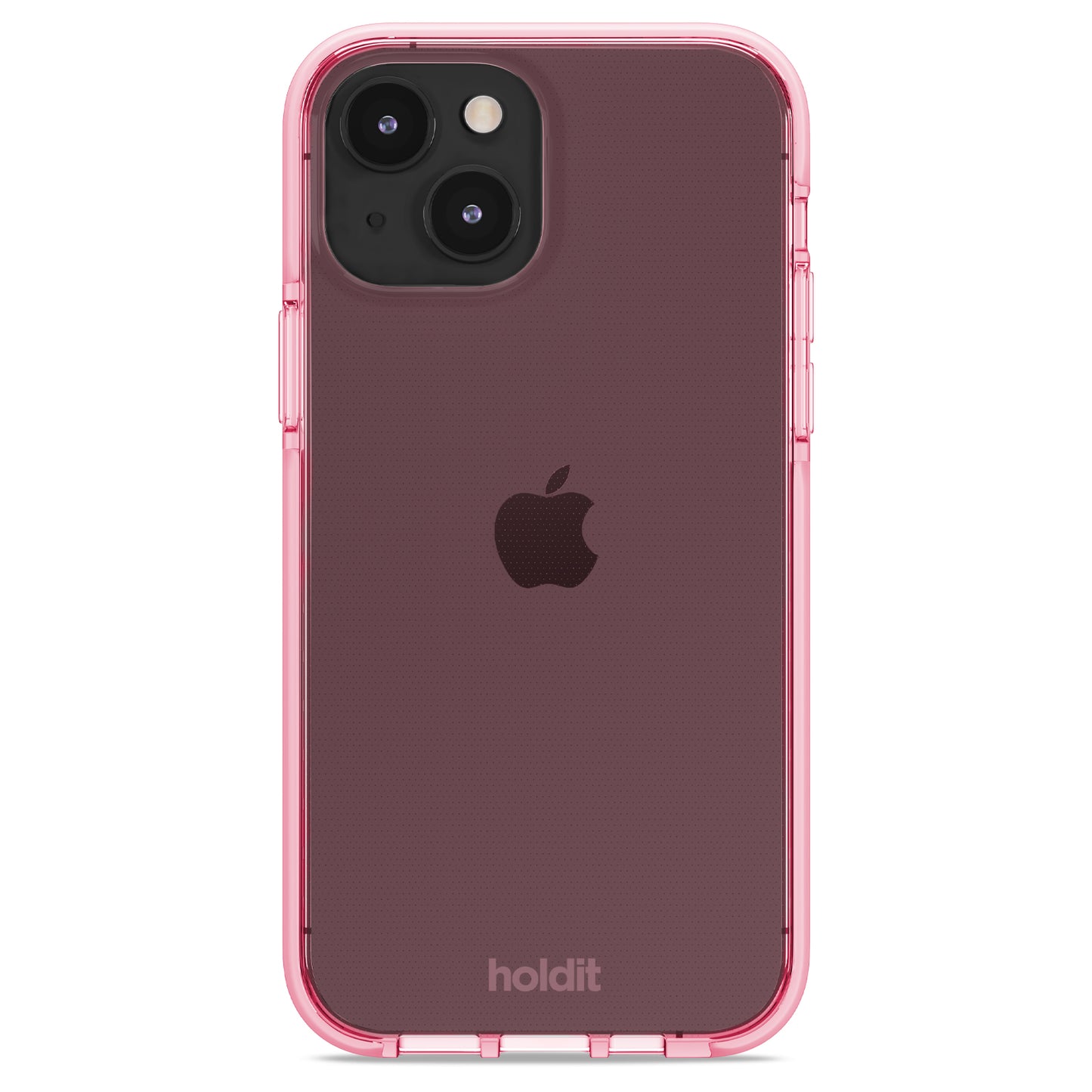 Seethru Case - iPhone 14/13 - Bright Pink