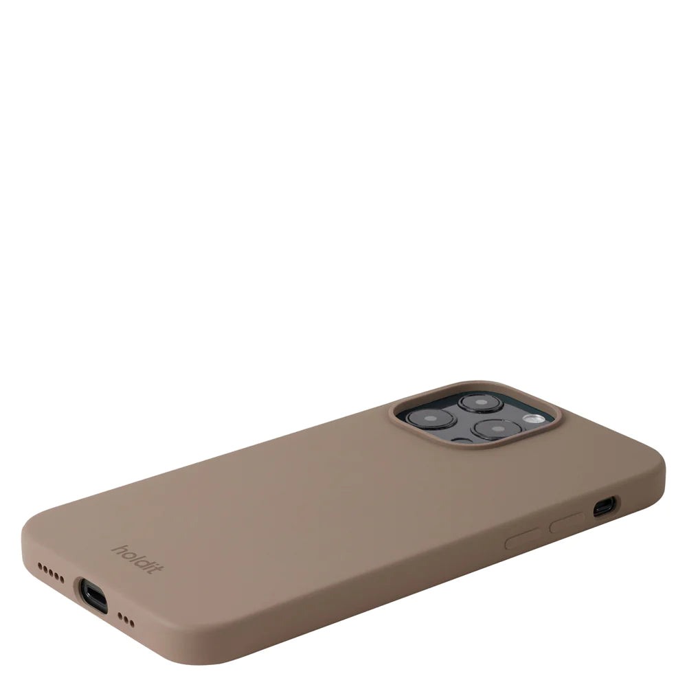 Holdit Silicone Case - iPhone 13 Pro MAX - Mocca brown