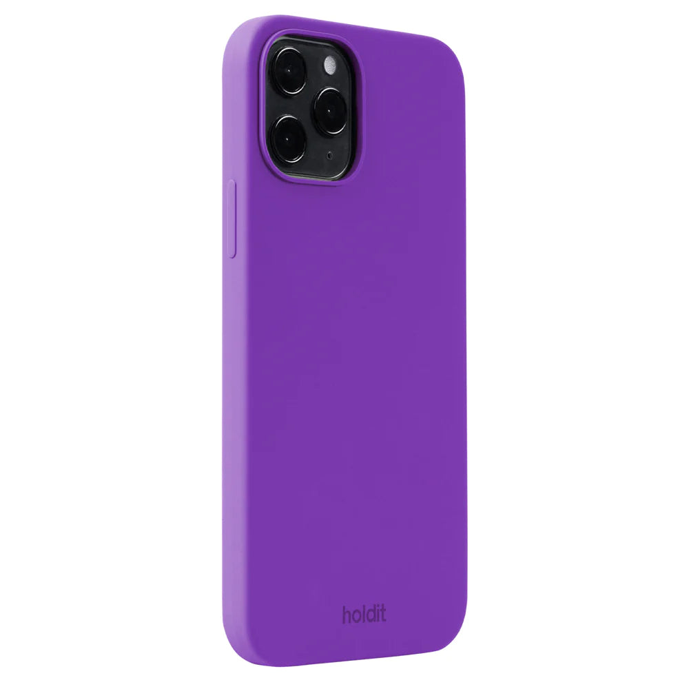Holdit Silicone Case - iPhone 12 Pro MAX - Bright purple