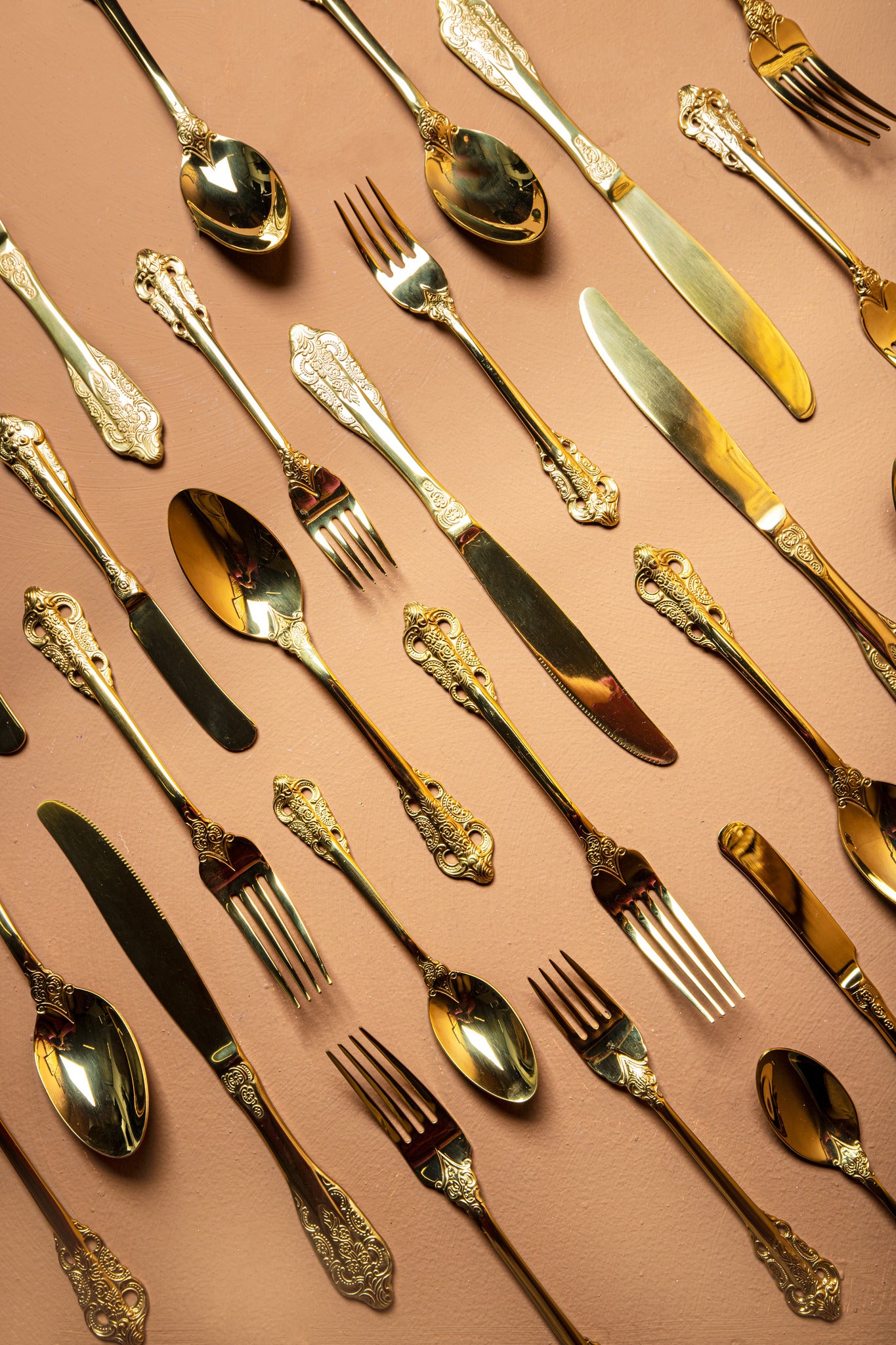 PTMD - Thrust Gold Cutlery set