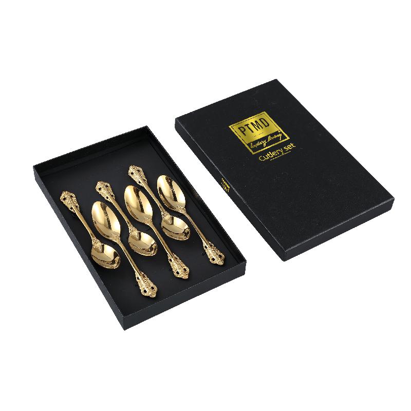 PTMD - Thrust Gold Dessert Spoon Set