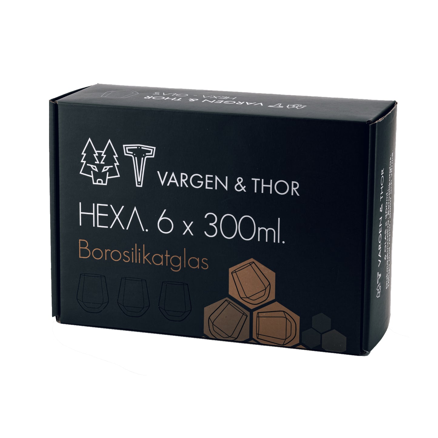 Vargen & Thor HEXA Glasasett 6stk