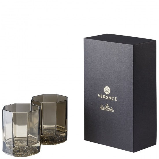 Versace Medusa Lumiere Whisky Glös 2stk