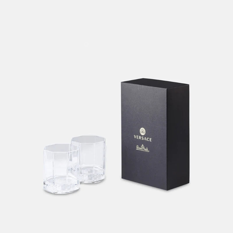 Versace Medusa Lumiere Whisky Glös 2stk